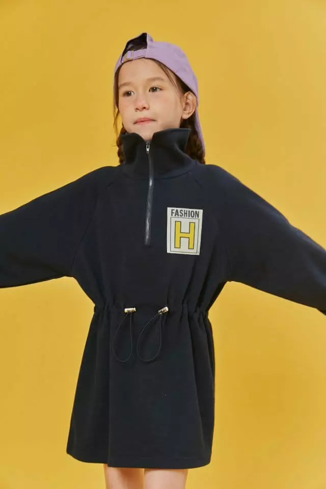 Lilas - Korean Children Fashion - #toddlerclothing - One Top Zipper Long Tee - 3