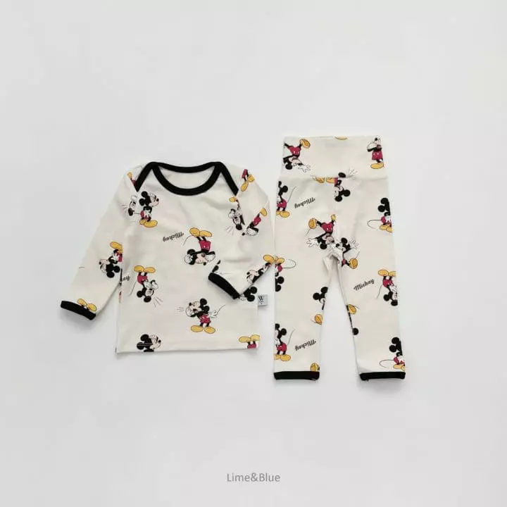 Lime & Blue - Korean Baby Fashion - #babyclothing - Funny Micket Bodysuit - 6