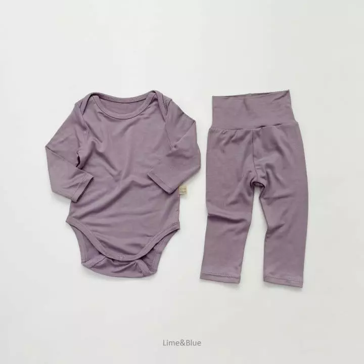 Lime & Blue - Korean Baby Fashion - #babyfashion - New Heat Bodysuit - 11