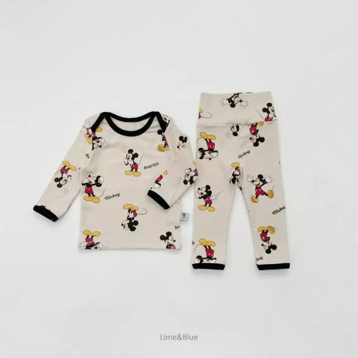 Lime & Blue - Korean Baby Fashion - #babygirlfashion - Funny Micket Bodysuit - 9