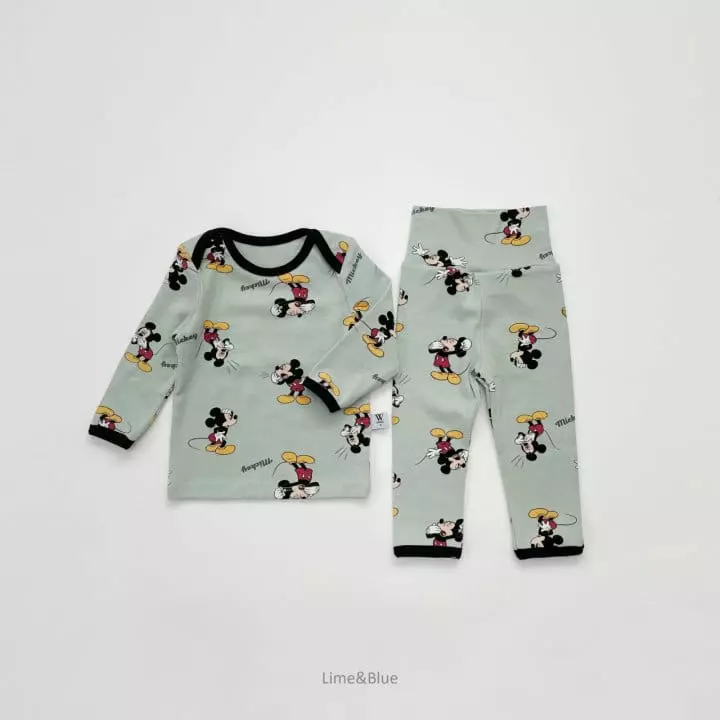 Lime & Blue - Korean Baby Fashion - #babylifestyle - Funny Micket Bodysuit - 10
