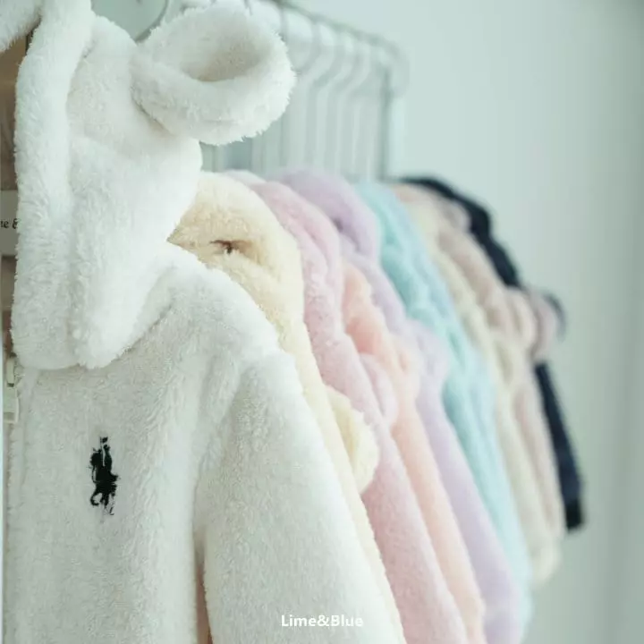 Lime & Blue - Korean Baby Fashion - #babylifestyle - Lapa Club Fleece Bodysuit