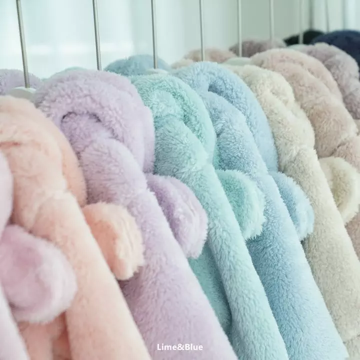Lime & Blue - Korean Baby Fashion - #babyoninstagram - Lapa Club Fleece Bodysuit - 2