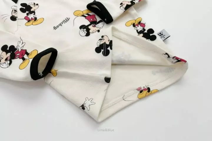 Lime & Blue - Korean Baby Fashion - #babyootd - Funny Micket Bodysuit - 12