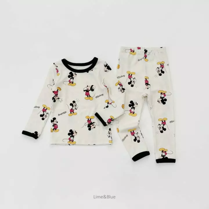 Lime & Blue - Korean Children Fashion - #childrensboutique - Funny Mickey . - 7