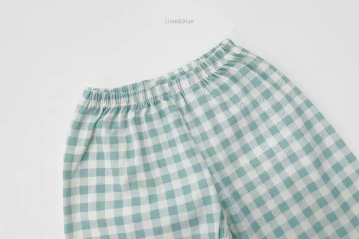 Lime & Blue - Korean Women Fashion - #momslook - Chacker Check . Mom - 11