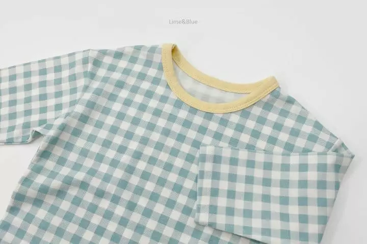 Lime & Blue - Korean Women Fashion - #womensfashion - Chacker Check . Mom - 10