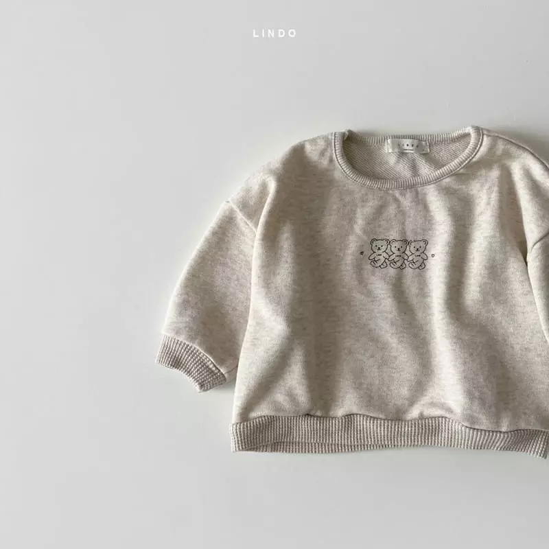 Lindo - Korean Children Fashion - #kidzfashiontrend - Heart Bear Sweatshirt - 4