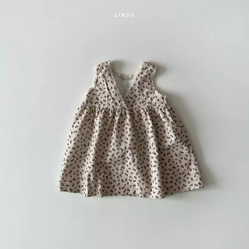 Lindo - Korean Children Fashion - #Kfashion4kids - Kelly Flower One-piece - 2