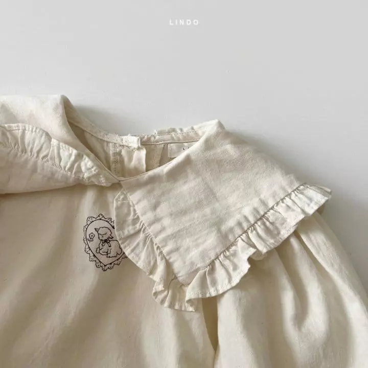 Lindo - Korean Children Fashion - #Kfashion4kids - Mimmi Frill Collar Blouse - 2