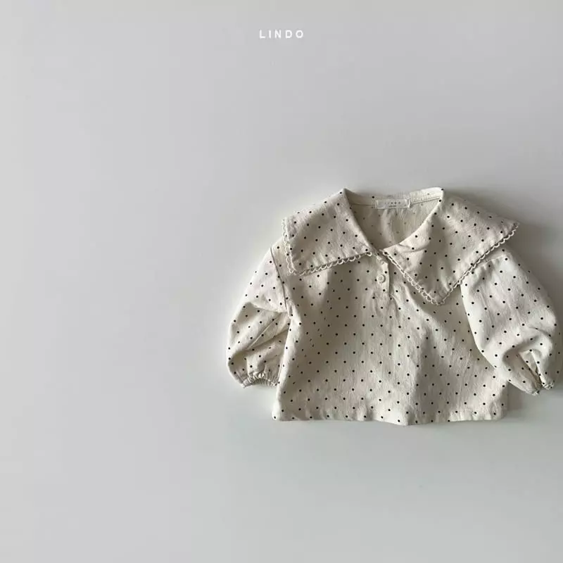 Lindo - Korean Children Fashion - #childofig - Susu Collar Blouse - 3
