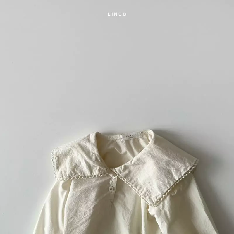 Lindo - Korean Children Fashion - #childofig - Susu Collar Blouse - 4