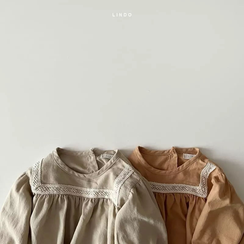 Lindo - Korean Children Fashion - #childrensboutique - Lace Shirring Blouse - 3