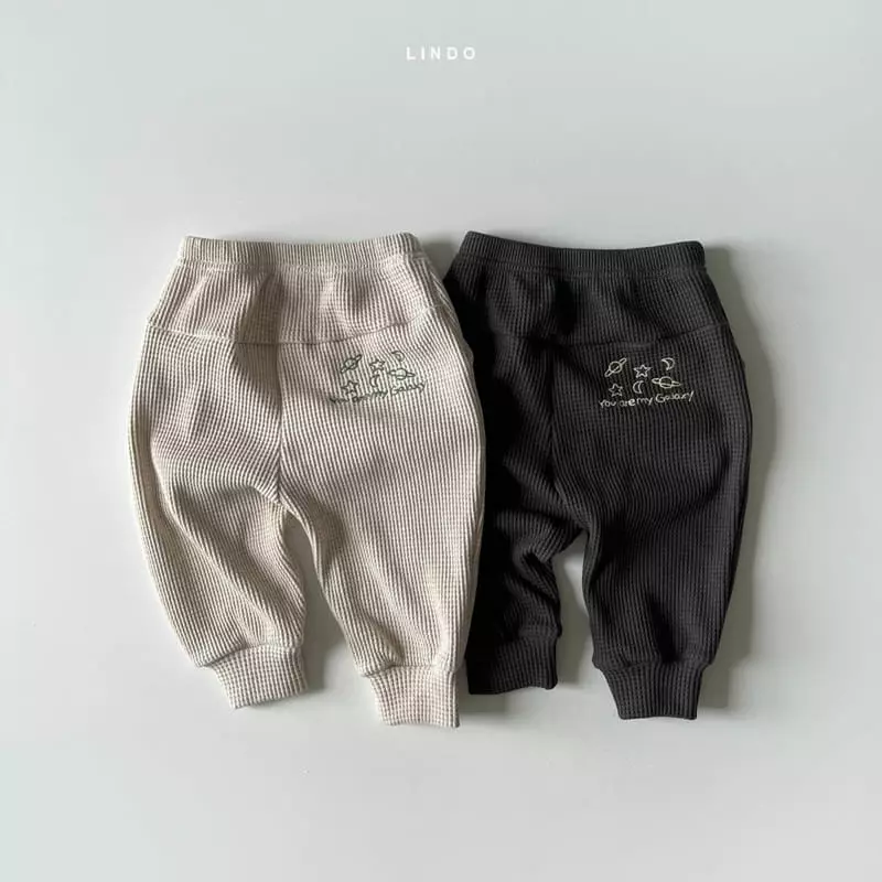 Lindo - Korean Children Fashion - #childrensboutique - Space Waffle Pants - 6