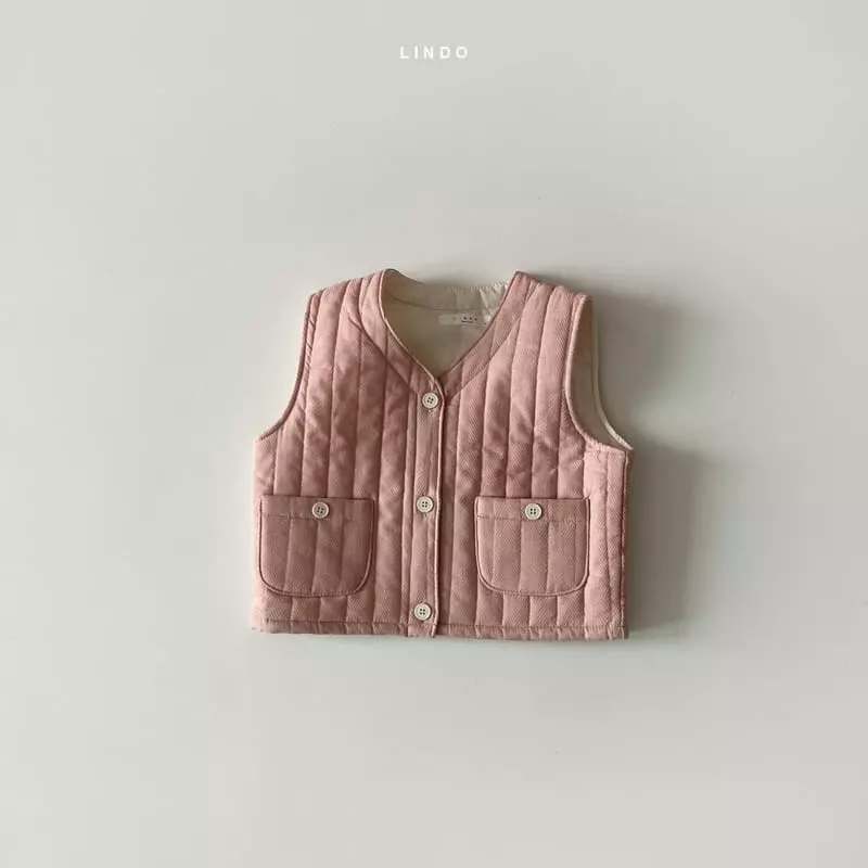 Lindo - Korean Children Fashion - #childrensboutique - Roy Heart Quilting Vest