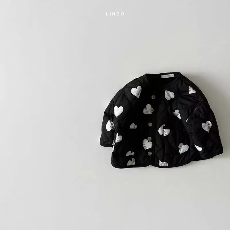 Lindo - Korean Children Fashion - #designkidswear - Cozy Heart Jacket - 4