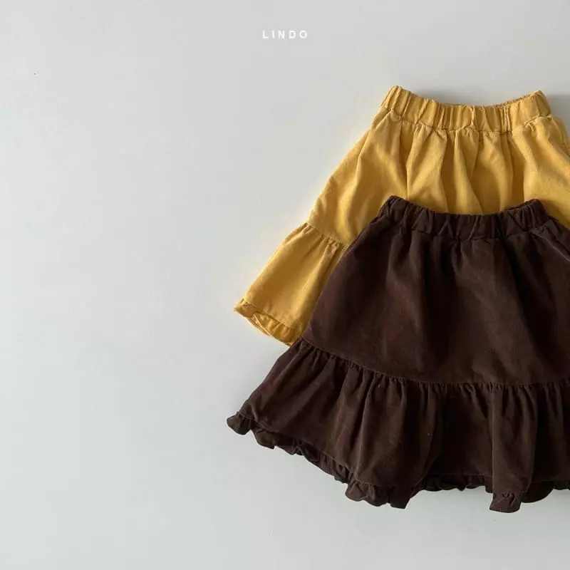 Lindo - Korean Children Fashion - #kidsshorts - Frill Long Skirt - 6