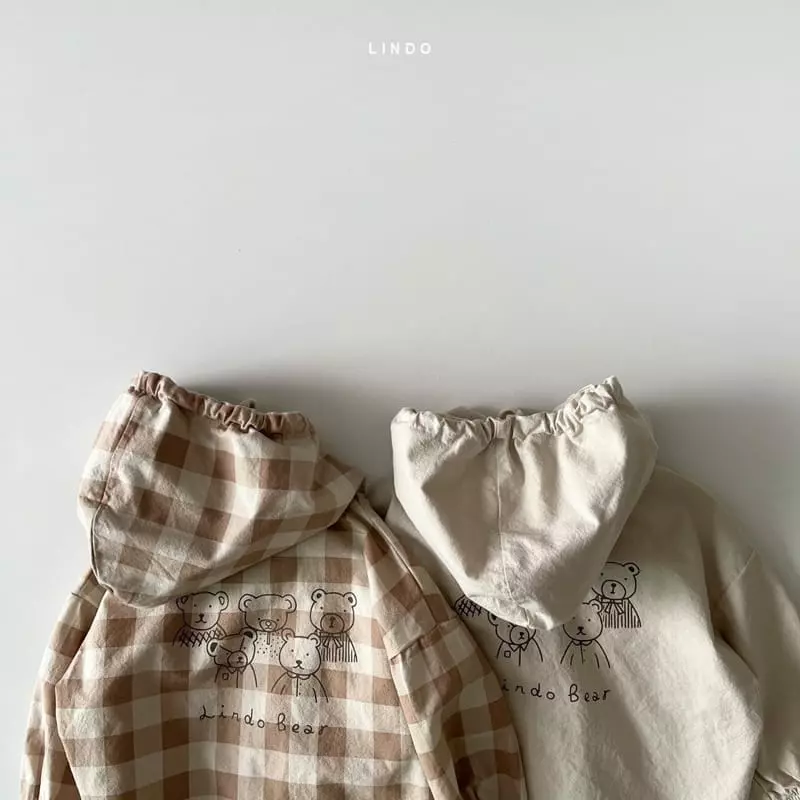 Lindo - Korean Children Fashion - #kidsshorts - Bear Hoody Jacket - 4
