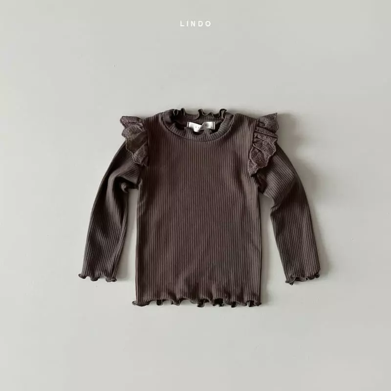 Lindo - Korean Children Fashion - #kidsstore - Lace Trib Turtleneck Tee - 2