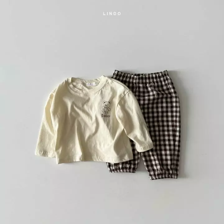 Lindo - Korean Children Fashion - #littlefashionista - Animal Fall Top Bottom Set