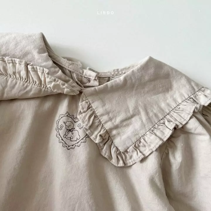 Lindo - Korean Children Fashion - #littlefashionista - Mimmi Frill Collar Blouse - 4