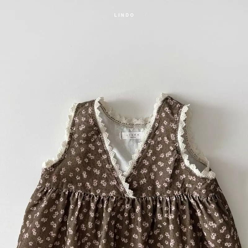 Lindo - Korean Children Fashion - #minifashionista - Kelly Flower One-piece - 5