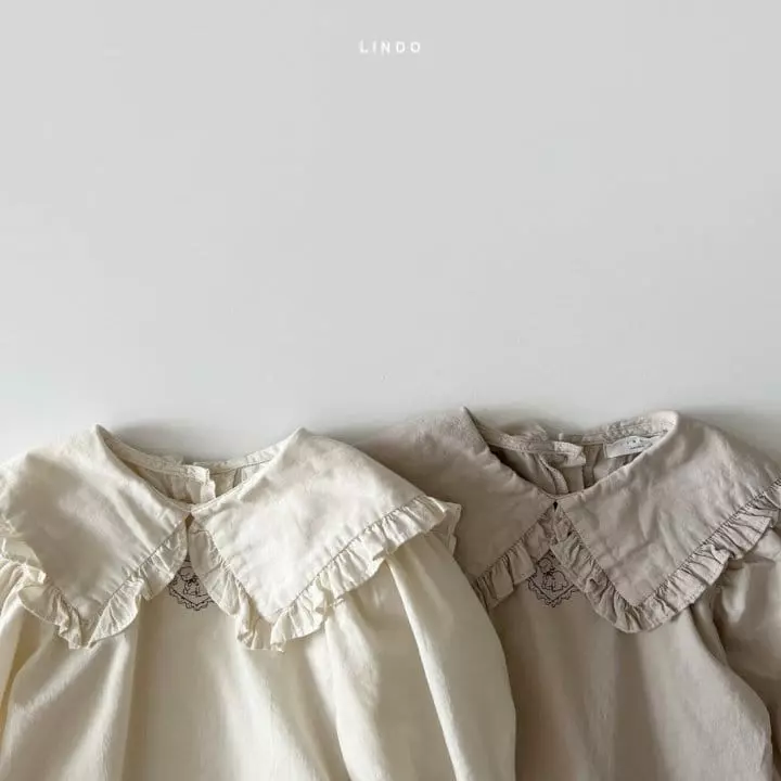 Lindo - Korean Children Fashion - #minifashionista - Mimmi Frill Collar Blouse - 5