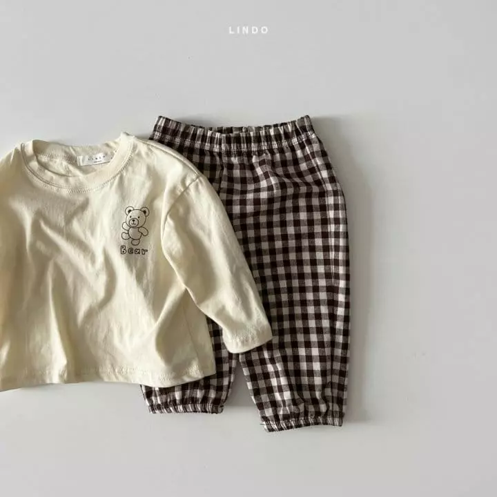 Lindo - Korean Children Fashion - #minifashionista - Animal Fall Top Bottom Set - 4