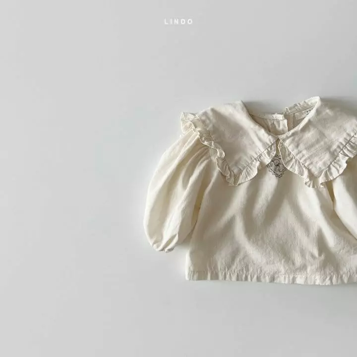 Lindo - Korean Children Fashion - #prettylittlegirls - Mimmi Frill Collar Blouse - 6