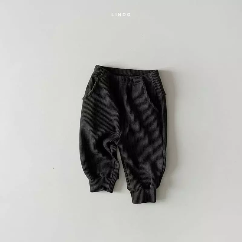 Lindo - Korean Children Fashion - #todddlerfashion - Space Waffle Pants - 2