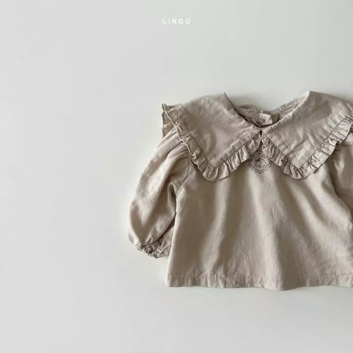 Lindo - Korean Children Fashion - #todddlerfashion - Mimmi Frill Collar Blouse - 7