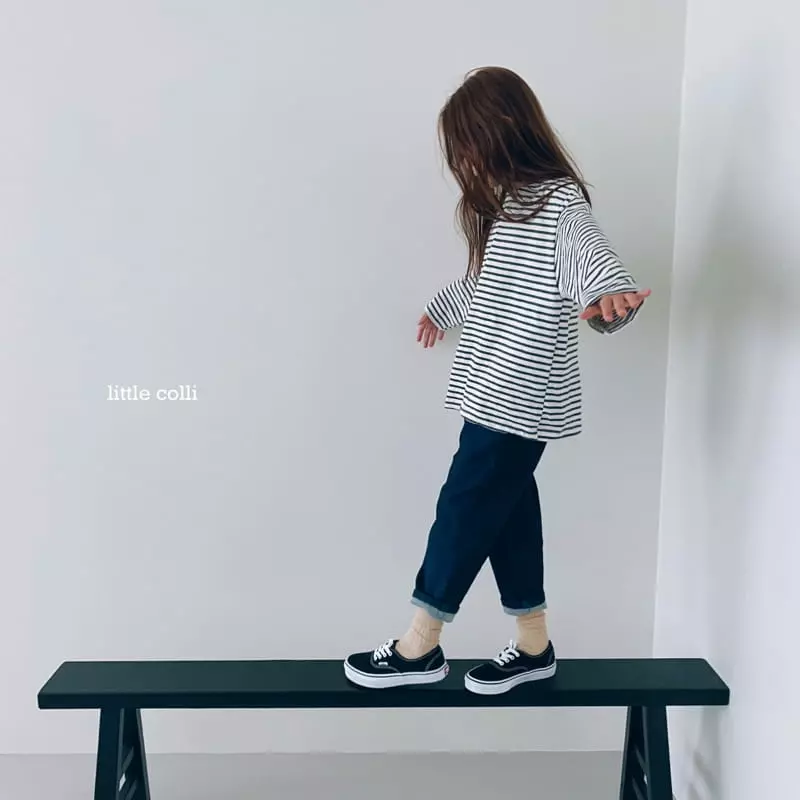 Little Colli - Korean Children Fashion - #Kfashion4kids - Fall Stripes Tee - 3