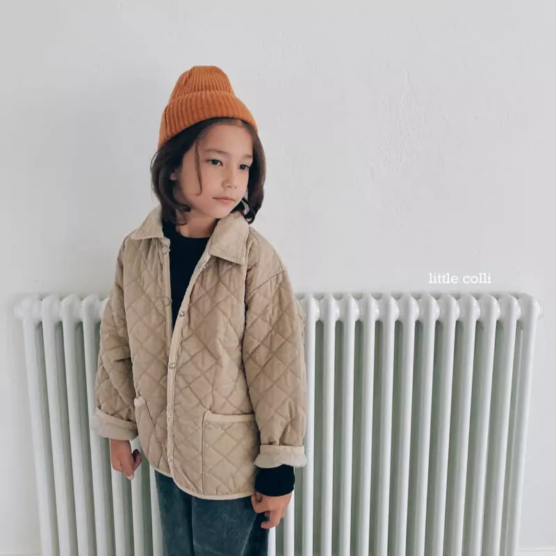 Little Colli - Korean Children Fashion - #childofig - London Quilting Jacket - 4
