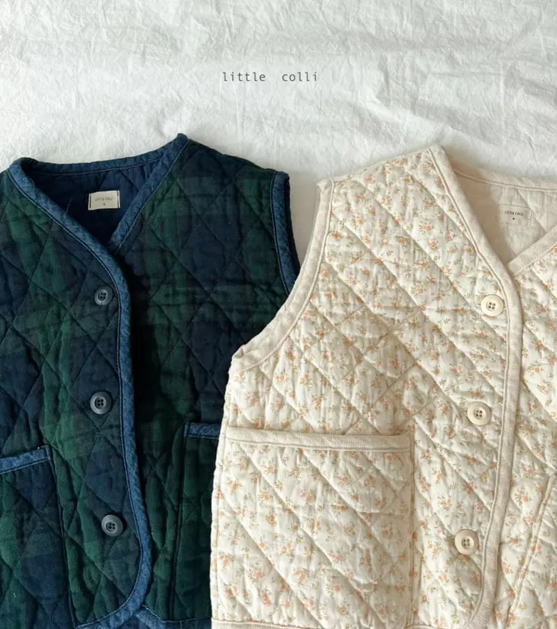 Little Colli - Korean Children Fashion - #designkidswear - Fall Quilting Vest