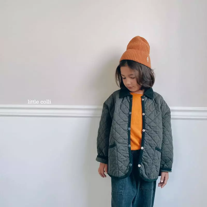 Little Colli - Korean Children Fashion - #kidzfashiontrend - London Quilting Jacket - 10