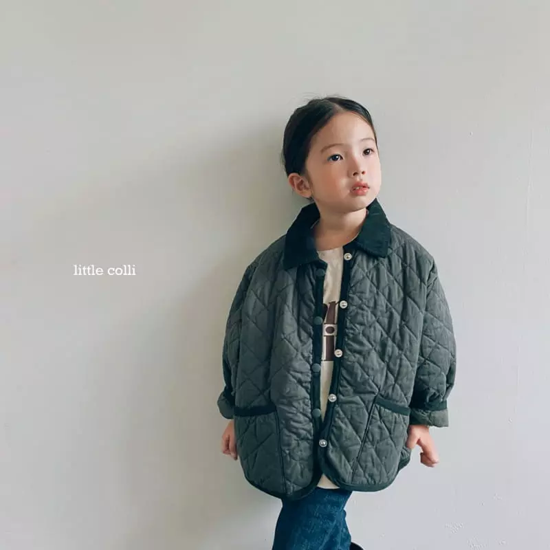 Little Colli - Korean Children Fashion - #littlefashionista - London Quilting Jacket - 12