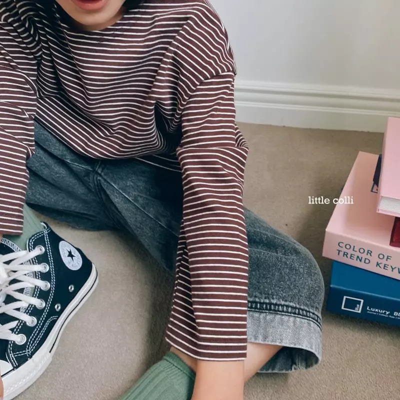 Little Colli - Korean Children Fashion - #Kfashion4kids - Fall Stripes Tee - 4