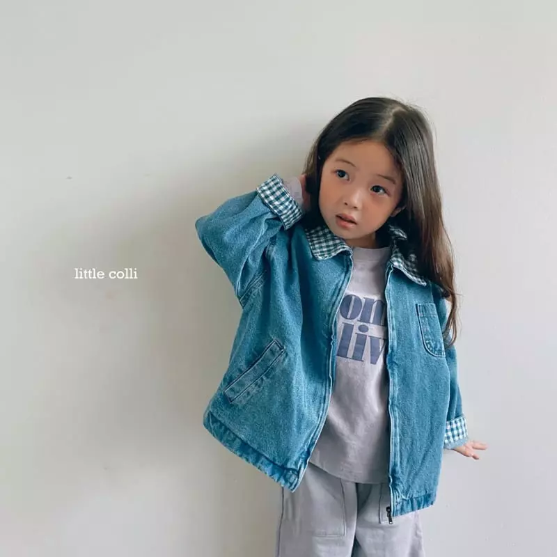 Little Colli - Korean Children Fashion - #littlefashionista - Collie Denim Jacket - 7