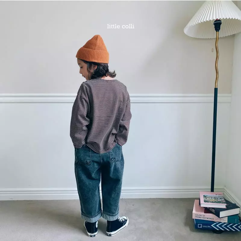 Little Colli - Korean Children Fashion - #magicofchildhood - Fall Stripes Tee - 5