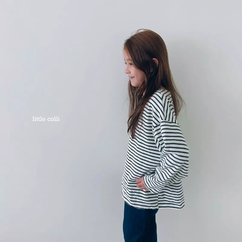 Little Colli - Korean Children Fashion - #prettylittlegirls - Fall Stripes Tee - 7
