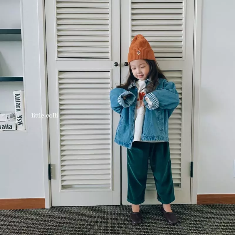 Little Colli - Korean Children Fashion - #toddlerclothing - Collie Denim Jacket - 12