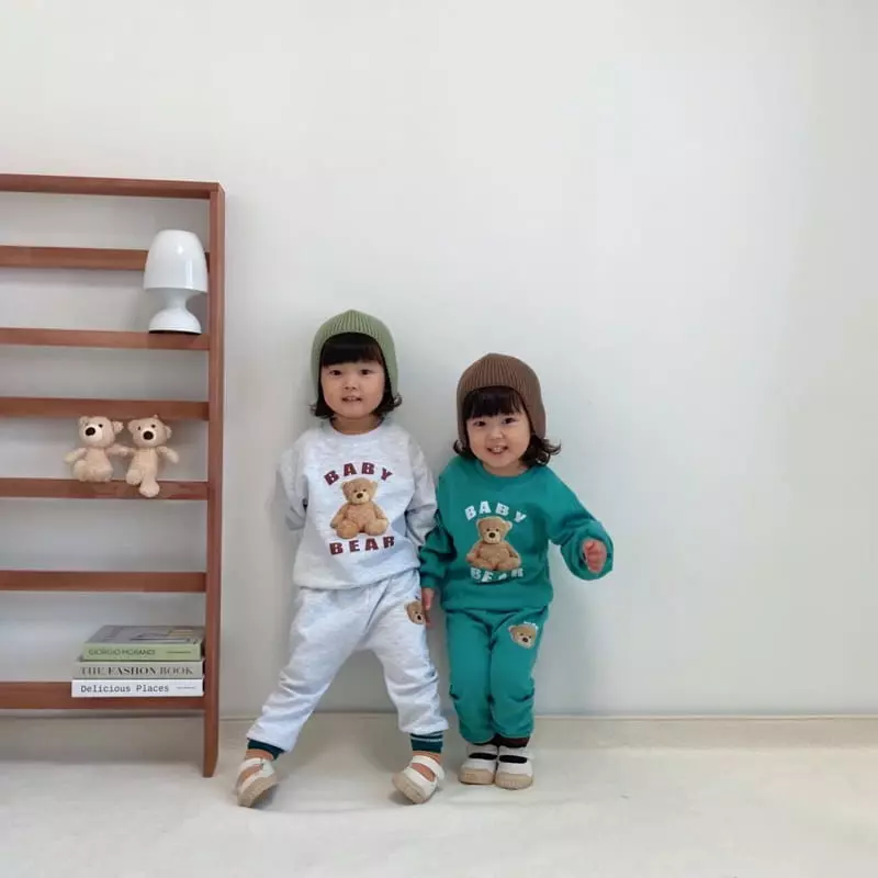 Little Rabbit - Korean Children Fashion - #Kfashion4kids - Bear Four Set - 2