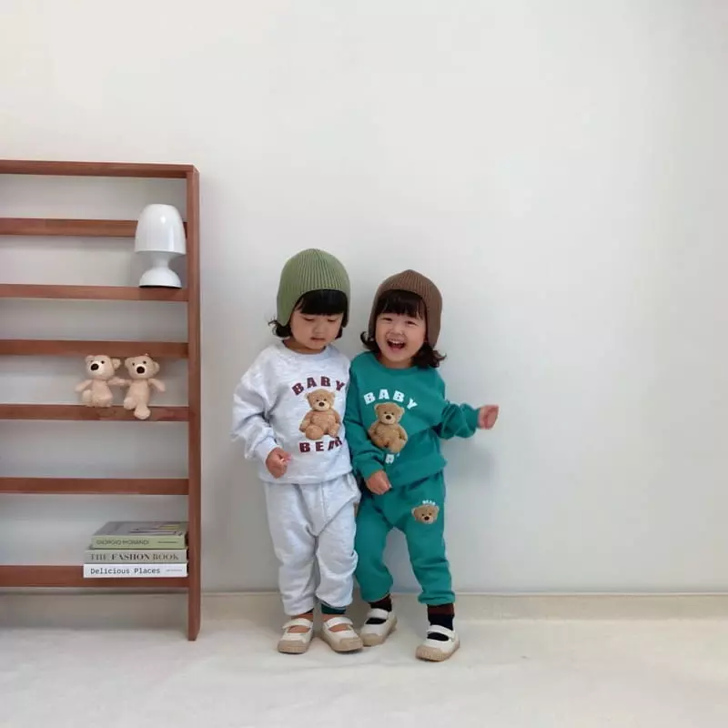 Little Rabbit - Korean Children Fashion - #kidzfashiontrend - Bear Four Set