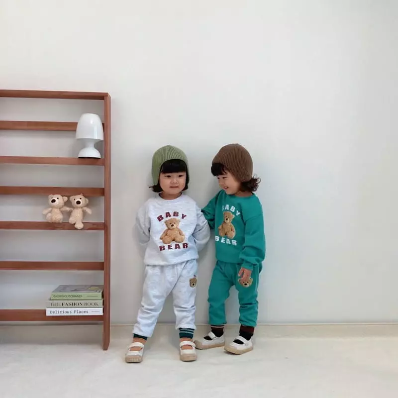 Little Rabbit - Korean Children Fashion - #littlefashionista - Bear Four Set - 3