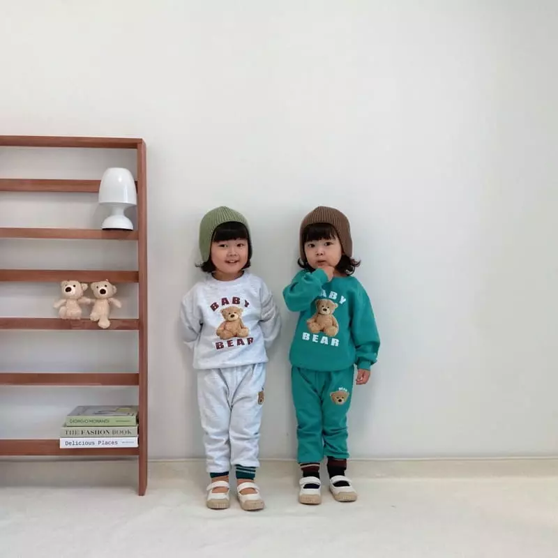 Little Rabbit - Korean Children Fashion - #littlefashionista - Bear Four Set - 4