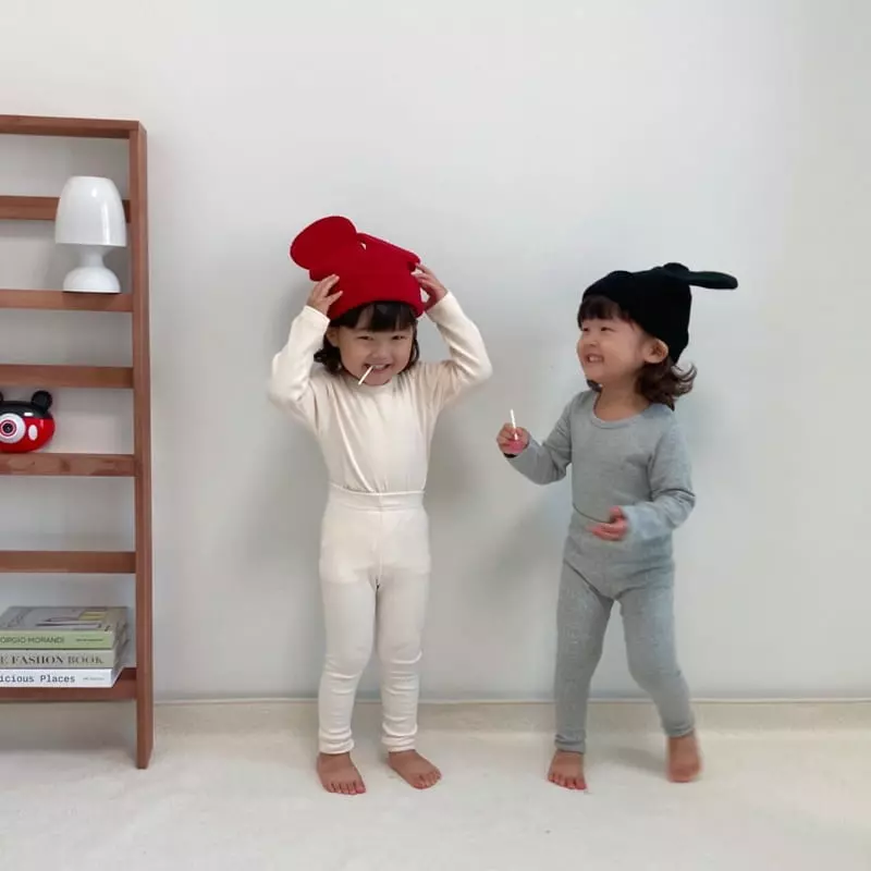 Little Rabbit - Korean Children Fashion - #minifashionista - Fleece Basic Tee - 11