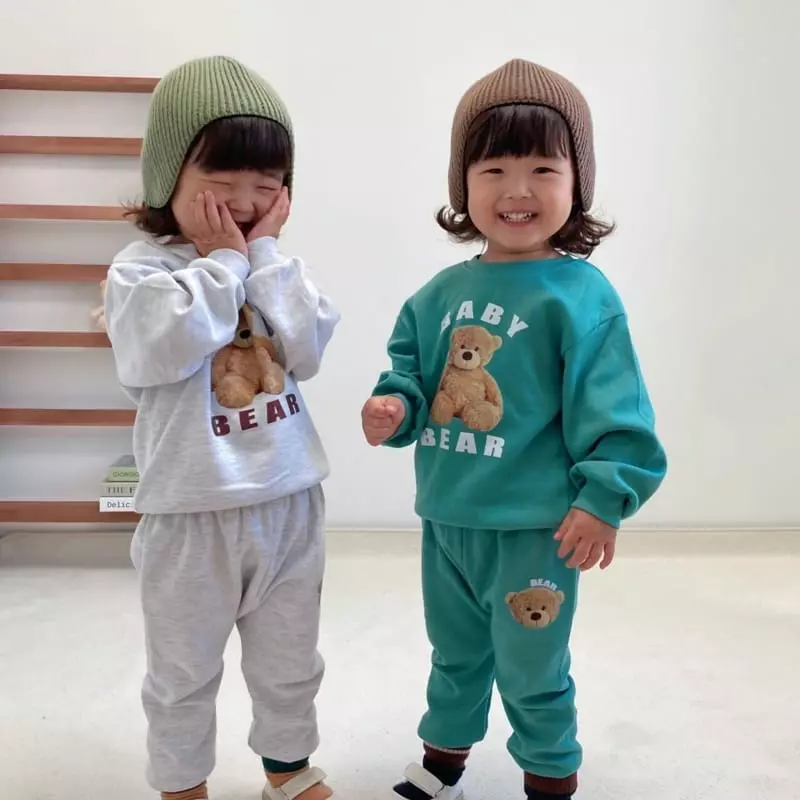 Little Rabbit - Korean Children Fashion - #prettylittlegirls - Bear Four Set - 6