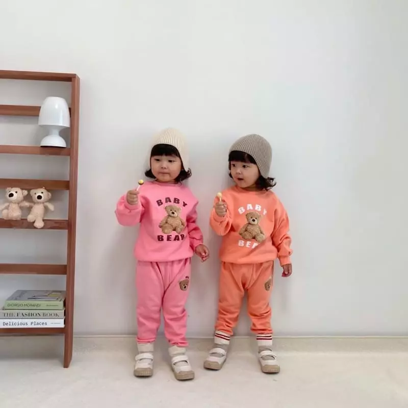 Little Rabbit - Korean Children Fashion - #stylishchildhood - Bear Four Set - 9