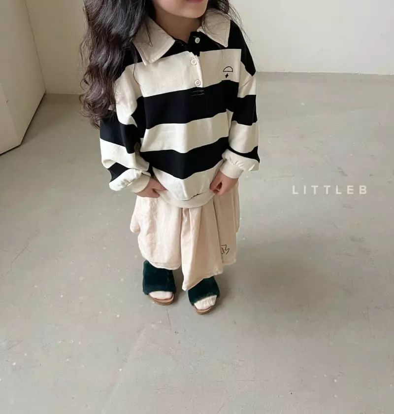 Littleb - Korean Children Fashion - #Kfashion4kids - Collar Sweatshirt - 6