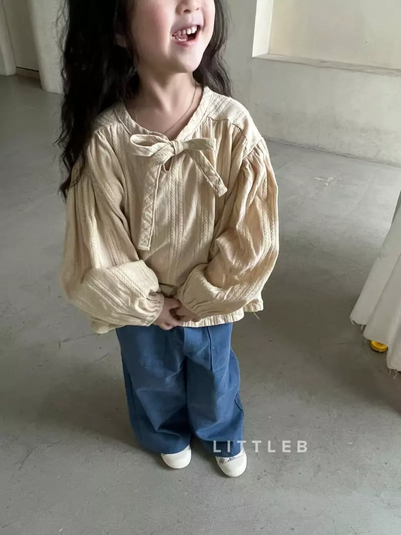 Littleb - Korean Children Fashion - #kidzfashiontrend - Jacquard Blouse - 4